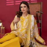 3pc Unstitched - Printed Lawn Suit