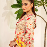 3PC Unstitched Doria Cambric Printed Suit (P287)