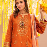 3PC Stitched Festive Embroidered Suit (No052)