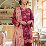 3PC Unstitched Cambric Printed Suit (SSW6U3P847)
