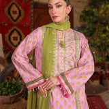 ROSEYMINT-EMBROIDERED LUXURY CAMBRIC UNSTITCHED 3PCS