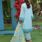 LUXURY CAMBRIC EMBROIDERED SUIT