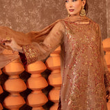 3PC Unstitched Festive Embroidered Suit (SUNS7JI060)