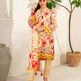 3PC Unstitched Doria Cambric Printed Suit (P287)