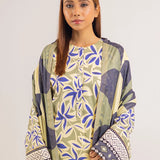 3PC UNSTITCHED - PRINTED CAMBRIC LAWN SUIT