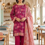 3PC Unstitched Cambric Printed Suit (SSW6U3P847)