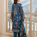 3PC Unstitched Khaddar Printed Suit (SSW6U3P834)