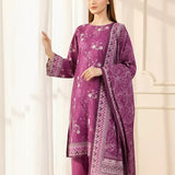 3PC Unstitched Printed Khaddar Suit (SSW6U3P809)