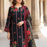 3PC Unstitched Printed Cambric Suit (SSW6U3P388)