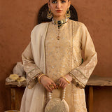 3PC Stitched Staple Dyed Embroidered Suit (SPL3PELP096)