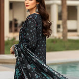 3PC Unstitched Printed Silk Lawn Suit (SUNS7ASI305)
