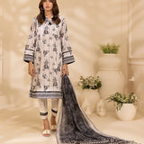 3PC Unstitched Lawn Printed Suit (P311)