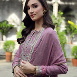 FESTIVE FORMAL CHIFFON EMBROIDERED SUIT