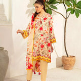 3PC Unstitched Doria Cambric Printed Suit (P287)