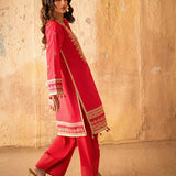 3PC Unstitched Festive Embroidered Suit (SUNS7JI068)