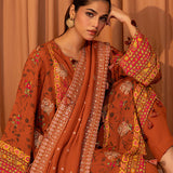 EMBROIDERED LUXURY KARANDI UNSTITCHED 3PCS