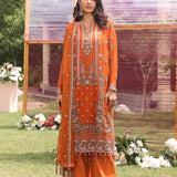 3PC STITCHED FESTIVE FORMAL CHIFFON EMBROIDERED SUIT