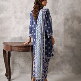 3pc Unstitched - Printed Cambric Suit