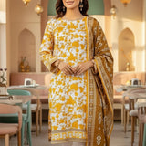 3PC Unstitched Cambric Printed Suit (SSW6U3P846)