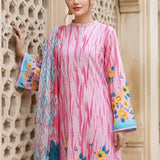 3PC Unstitched Printed Cambric Suit (SSW6U3P389)