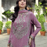 FESTIVE FORMAL CHIFFON EMBROIDERED SUIT