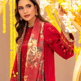 3Pc Unstitched Festive Embroidered Suit (No053)