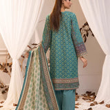 3PC UNSTITCHED LUXURY KHADDAR EMBROIDERED SUIT
