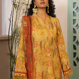 3PC Unstitched Printed Silk Lawn Suit (ASI067)