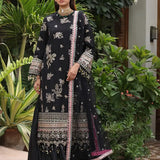3PC STITCHED FESTIVE EMBROIDERED SUIT