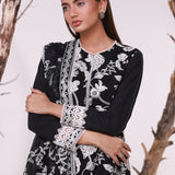 MONOCHROME EMBROIDERED LAWN SUIT