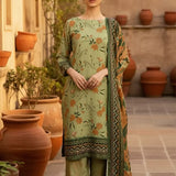3PC Unstitched Khaddar Printed Suit (SUNS7ASI510)