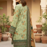 3PC Unstitched Khaddar Printed Suit (SUNS7ASI510)