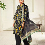 3PC Unstitched Doria Cambric Printed Suit (P288)
