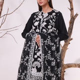 MONOCHROME EMBROIDERED LAWN SUIT