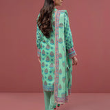 3PC Unstitched Printed Cambric Suit