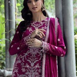 3PC STITCHED FESTIVE CHIFFON EMBROIDERED SUIT