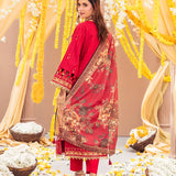 3Pc Unstitched Festive Embroidered Suit (No053)