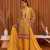 EMBROIDERED LUXURY KARANDI UNSTITCHED 3PCS