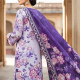 3PC Unstitched Printed Cambric Suit (SSW6U3P398)