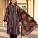 3PC Unstitched Printed Cambric Suit (SSW6U3P390)