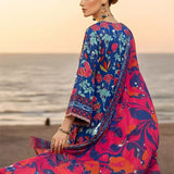 3PC Unstitched Printed Silk Lawn Suit (SUNS7ASI306)