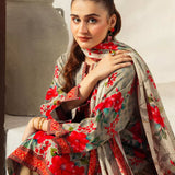 3PC Unstitched Doria Cambric Printed Suit (P289)