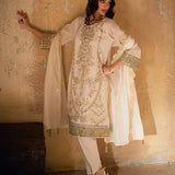 3PC Unstitched Festive Embroidered Suit (SUNS7JI026)