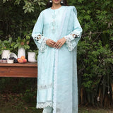 CHIKANKARI CAMBRIC EMBROIDERED SUIT (CK015)