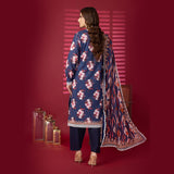 3pc Unstitched - Printed Lawn Suit