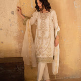 3PC Unstitched Festive Embroidered Suit (SUNS7JI026)