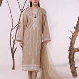 MONOCHROME EMBROIDERED LAWN SUIT