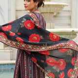 3PC Unstitched Printed Cambric Suit (SSW6U3P390)