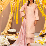 3PC Stitched Festive Embroidered Suit (No054)