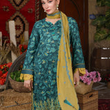 TROPICAL 3PC UNSTITCHED EMBROIDERED CAMBRIC SUIT